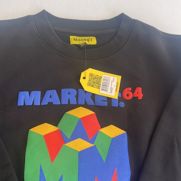 Brand New MARKET M64 CREWNECK BLACK - Picture 5 of 6